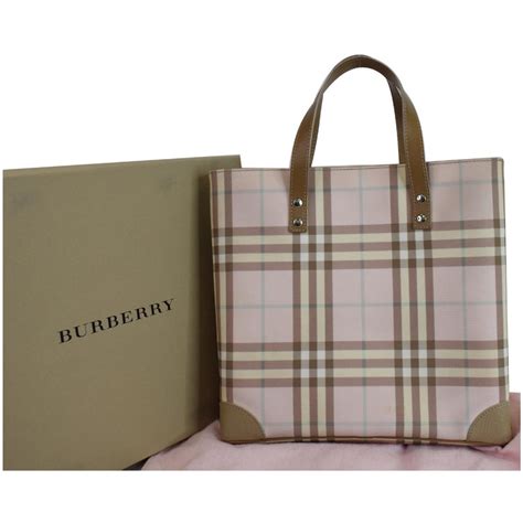 burberry tote bag handtasche nova check tote|burberry pink nova check bag.